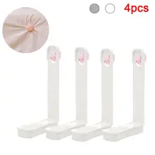 4 шт./компл. Кровать Зажим для листов простыня застежка ремня матрас дома устойчивая Нескользящая Стёганое одеяло простынь держатели вышлите ваш заказ прямо к этому поставщику крепежные скобы