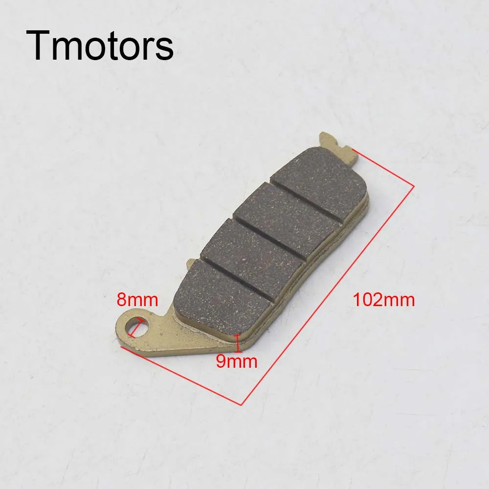 Мотоциклетные тормозные колодки передние для HONDA NV 400 DCY/DC1/DC2 NC40 Shadow Slasher 00 02 CBF 500 ABS