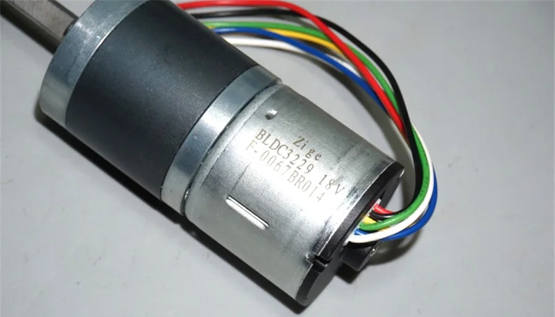 DC7-18V Бесщеточный 3 этап планетарный редукторный двигатель 5,5 W 38-100 об/мин для умный робот шасси автомобиля