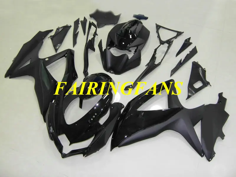 Injection mold Fairing kit for GSXR600 750 K8 08 09 GSXR 600 GSXR750 2008 2009 black Fairings bodywork+gifts SA05 | Автомобили и