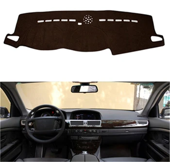 

SJ Car Inner Auto Dashboard Cover Dashmat Pad Carpet Sun Shade Dash Board Cover Fit For BMW 7S 2004 2005 2006 2007 2008
