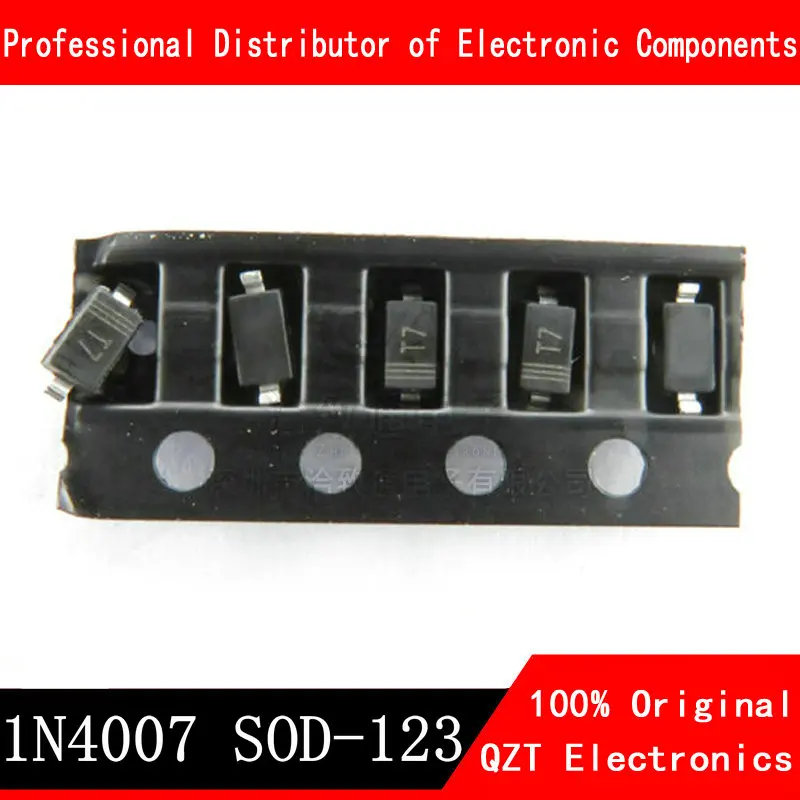 100 шт. SMD diode 0805 SOD-123 1N5819 1N4007 1N4148 SOD123 SOD-323 1206 1N4148WS 1N5819WS B5819WS SOD323