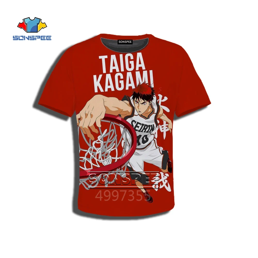SONSPEE Kuroko's Basketball Kagami Harajuku футболка с 3d принтом для маленьких мальчиков и девочек-подростков/толстовка/толстовки детская одежда X163