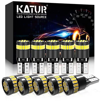 

10x T10 W5W LED Canbus Bulbs Led Interior Parking Light License Plate Trunk Lamps For Renault Duster Megane 2 3 Logan GMC Sierr