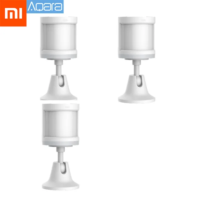 xiaomi Aqara датчик тела и светильник датчик интенсивности s, ZigBee wifi беспроводная работа для xiaomi умный дом mi jia mi home APP - Цвет: 3 pcs