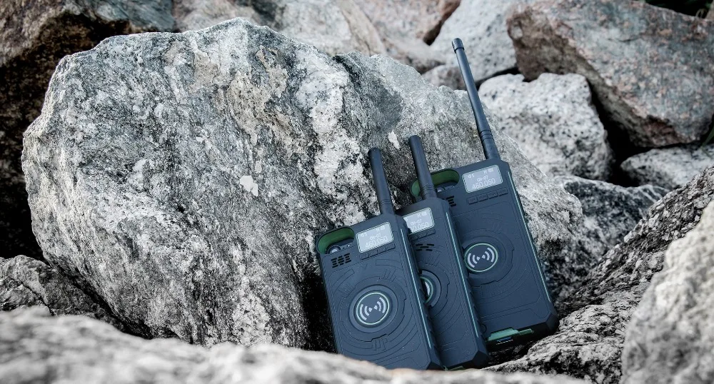 Иди и болтай Walkie Talkie “иди и радиостанция с креплением сзади интеллигентая(ый) Голос IP01 Портативный трансивер для iphone 6plus 7plus 8pus