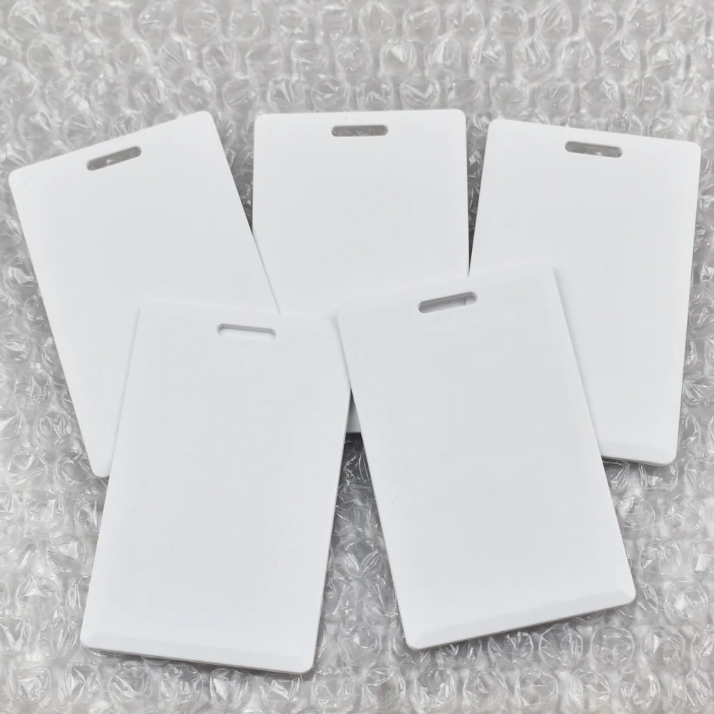 10pcs/Lot 125Khz RFID T5577 Writable Thick Clamshell Proximity Rewritable Smart Card for Access Control access control 125khz em4100 proximity em id card t5577 rewritable ntag213 nfc 13 56mhz mf ic comptible s50 1k rfid smart cards