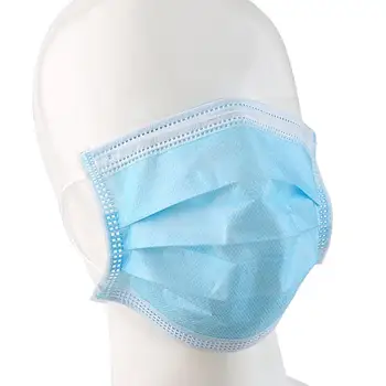 

2020 hot sale new Protective Equipment Disposable Breathable Particle Mask Anti-Fog Dust-Proof Comfortable Face Masks Blue 50pcs