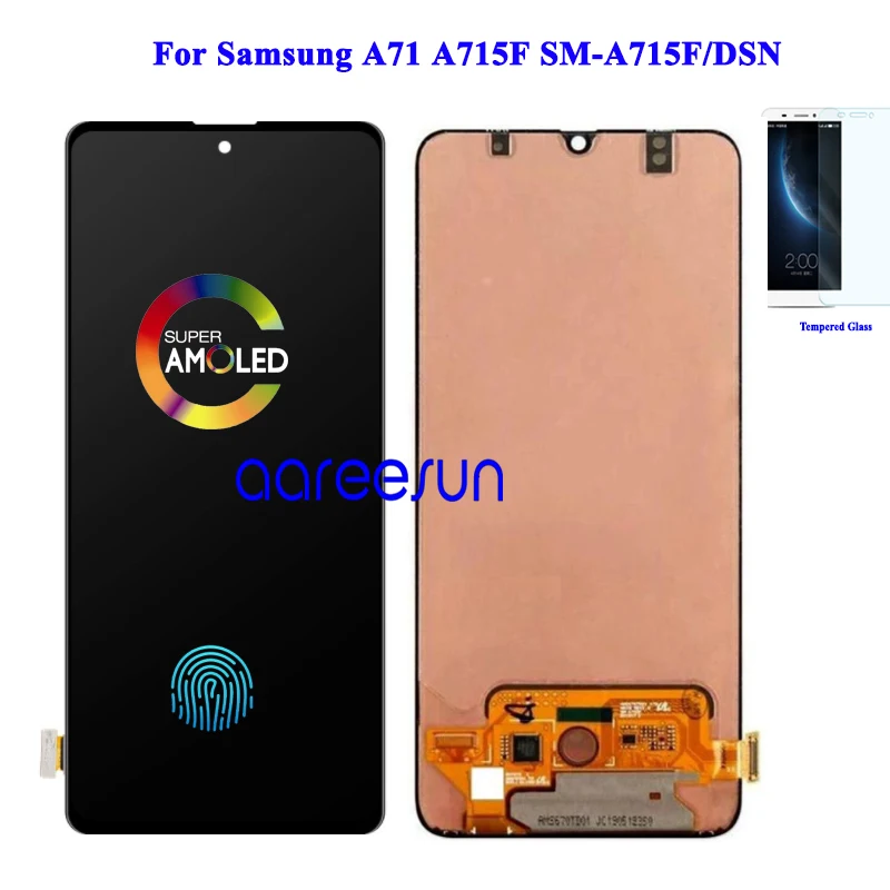 ЖК-экран 6 5 'Super Amoled для Samsung A71 ЖК-дисплей A715 A715F с сенсорным дигитайзером в сборе