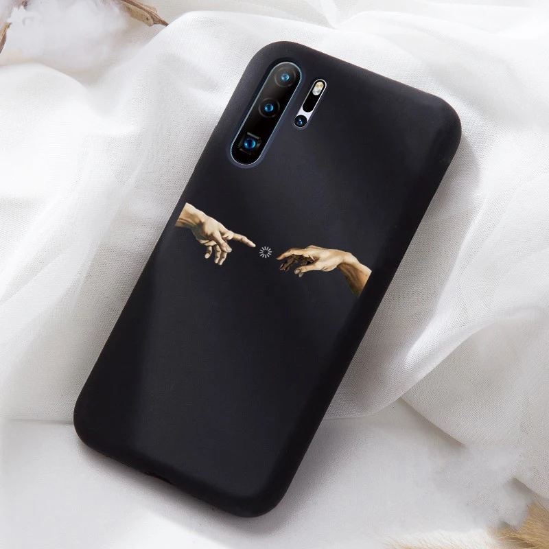 Lovers Rose Line Honor20 10 Soft Silicon case For Huawei P20 P20Lite P20Pro P30 Lite P30Pro Phone Cover Case Capa Fundas Coque - Цвет: 02