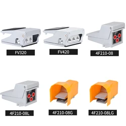 Pneumatic Foot Pedal Valve Cylnder Control 4F210-08L switch FV320 reversing FV420 4F210-08L two position five links
