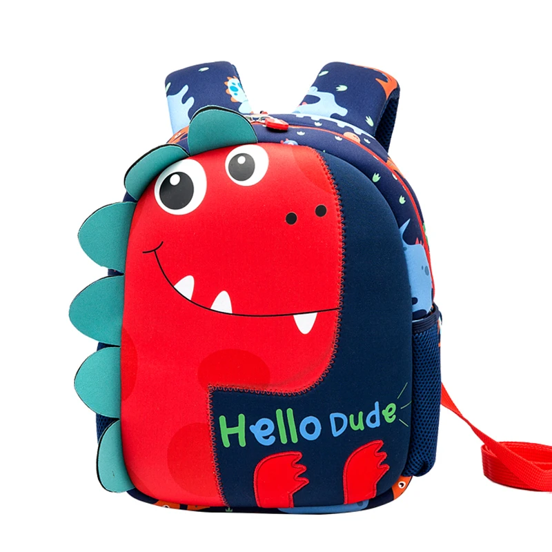 

Kids Toddler Dinosaur Backpack Child Cute Zoo Waterproof 3D Cartoon Sidesick Bag for Pre School Pre Kindergarten Toddler