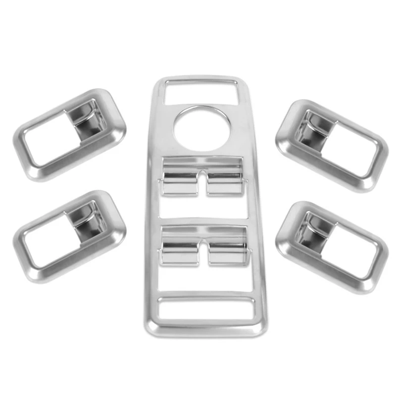 

Matt Chrome Door Window Switch Panel Cover Car Stylings Trim For Mercedes C Glk Class W176 W246 W204 W212 W218 X204