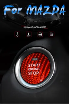 

Car Engine START Button Replace Cover STOP Switch Key Decor for MAZDA CX-8 CX-5 CX-4 CX-3 MX-5 Axela Atenza Car Accessories