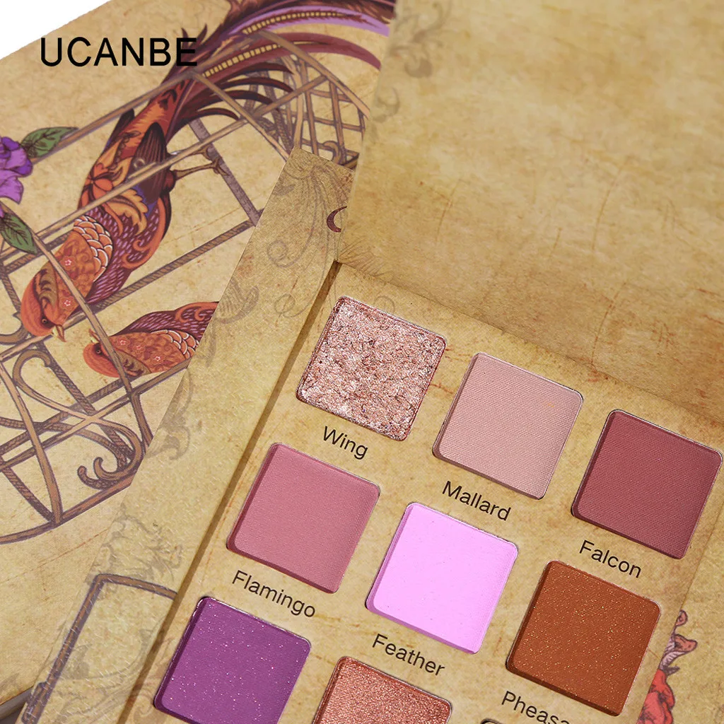 Glitter Eye Shadow Vintage Nude Matte Waterproof Smoky Pigment Eyeshadow Powder Women Sexy Make-Up Palette Cosmetics#YJ2