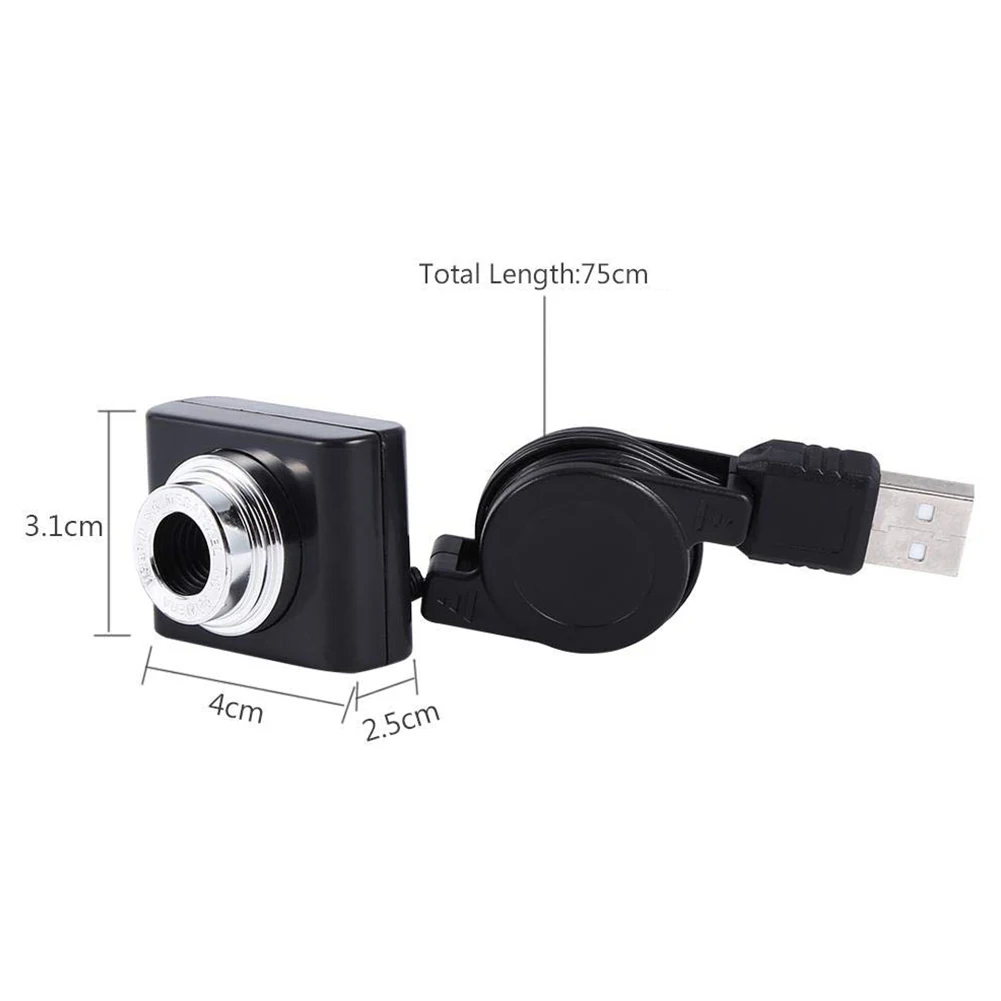 Прочная многофункциональная домашняя супер прозрачная мегапиксельная веб-камера Выдвижная Универсальная Портативная мини-камера для ноутбука USB