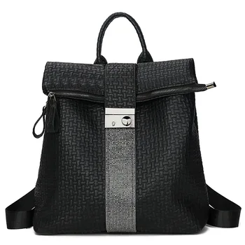 

Women's Bag 2019 New Soft Shoulder Bag Women's Multi-purpose Large-capacity Leather Backpack Travel