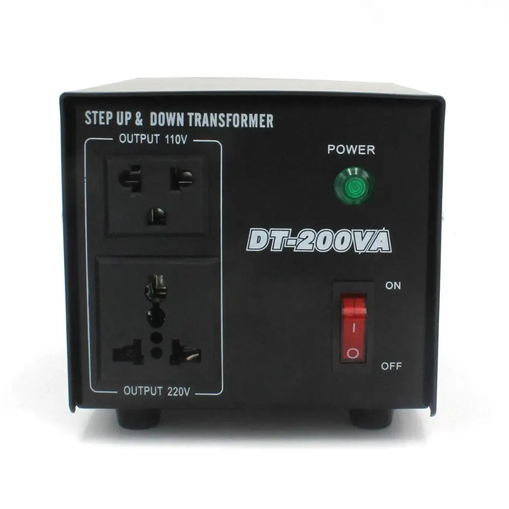 

Voltage Transformer 200VA Step Up/Down Converter 110 Volt - 220 Volt Automatic Voltage STABILIZER