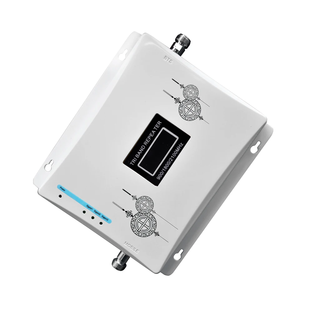 Трехдиапазонный усилитель 900 1800 2100 МГц GSM DCS 3g универсальный сигнала умный