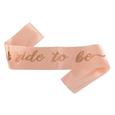 Розовое золото буквы "Bride to be" Фольга шар Свадебные украшения Baby Shower Святого Валентина вечерние невесты Алфавит Balaos Декор поставки - Цвет: 1pcs