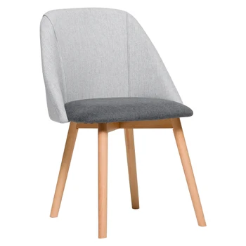 

Nordic dining chair modern minimalist home back creative net red desk wooden chair seat solid wood fabric leisure chair