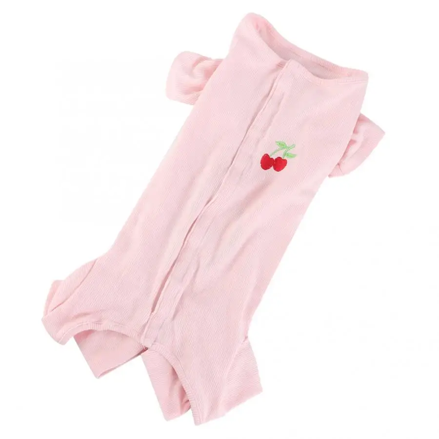 Пальто для домашних животных одежда с капюшоном JumpsuitPet наряды Собака Щенок мягкий дышащий комбинезон одежда для отдыха Одежда с ButtonFour