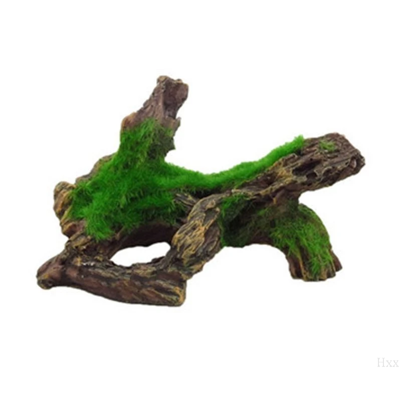 New 3Pcs Artificial Weeping Moss Growing Bog Wood Aquarium Decoration