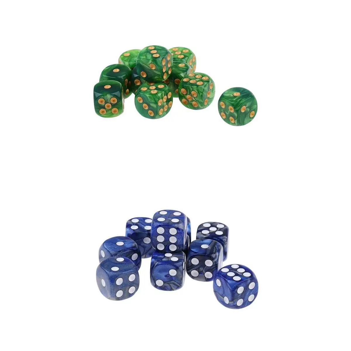 20 Pieces Dice Set D6 Dice for D&D MTG Role Playing Game Player Toys