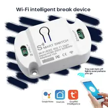 Interrupteur intelligent Wifi 10A, minuterie à distance, contrôleur de lumière LED, Module d'automatisation Google Home Alexa Smartlife