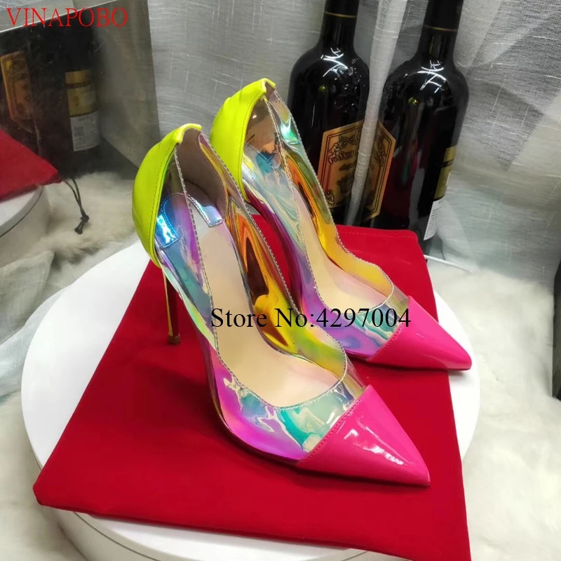 Size-34-45-Mirror-PVC-Patent-Leather-Patchwork-Genuine-Leather-Inside-Shiny-Women-High-Heels-Sexy (5)