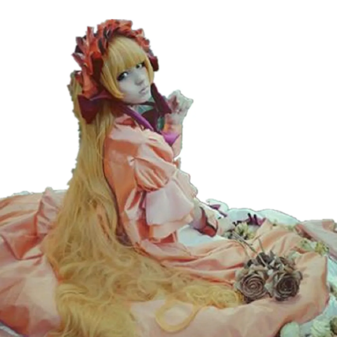 

GOSICK Victorique De Blois cosplay costume Gold wig