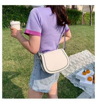 

2020 new summer crossbody bag Wild solid color yellow new Shoulder bag fashion chain bag Ladies handbag