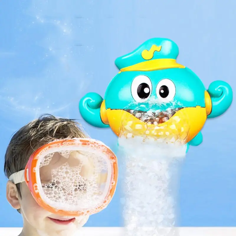 

Octopus Bubble Machine with 12 Mini Music Electric Bath Bubble Maker Toy for Kids Boys Girls Outdoor Birthday Party Props