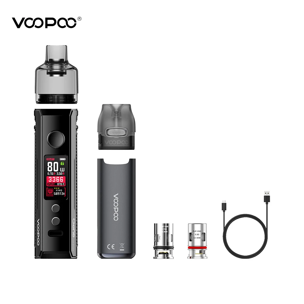 VOOPOO DRAG X VMATE Pod Kit с 18650 Drag x 900 мАч 17 Вт Vmate PnP картридж PNP VM1 VM6 катушка электронная