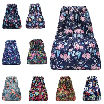 

25# Women Printed Shoulder Bag Gourd Leisure Bag Large-Capacity Travel Bag For Student School Bag Waterproof Laptop Mochilas