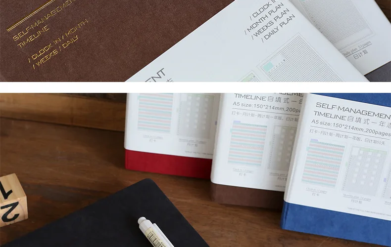100 листов блокнот A5 еженедельник с кольцевым механизмом Bullet Journal ежедневный планировщик времени блокнот школьный блокнот канцелярские книжки