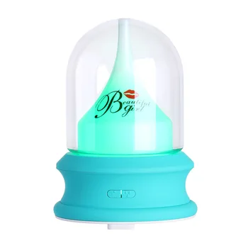 

Aromatherapy Ultrasonic Wave Humidifier Mini Humidifier Streamer Bottle Used For Family Office Gift Color change Night Light