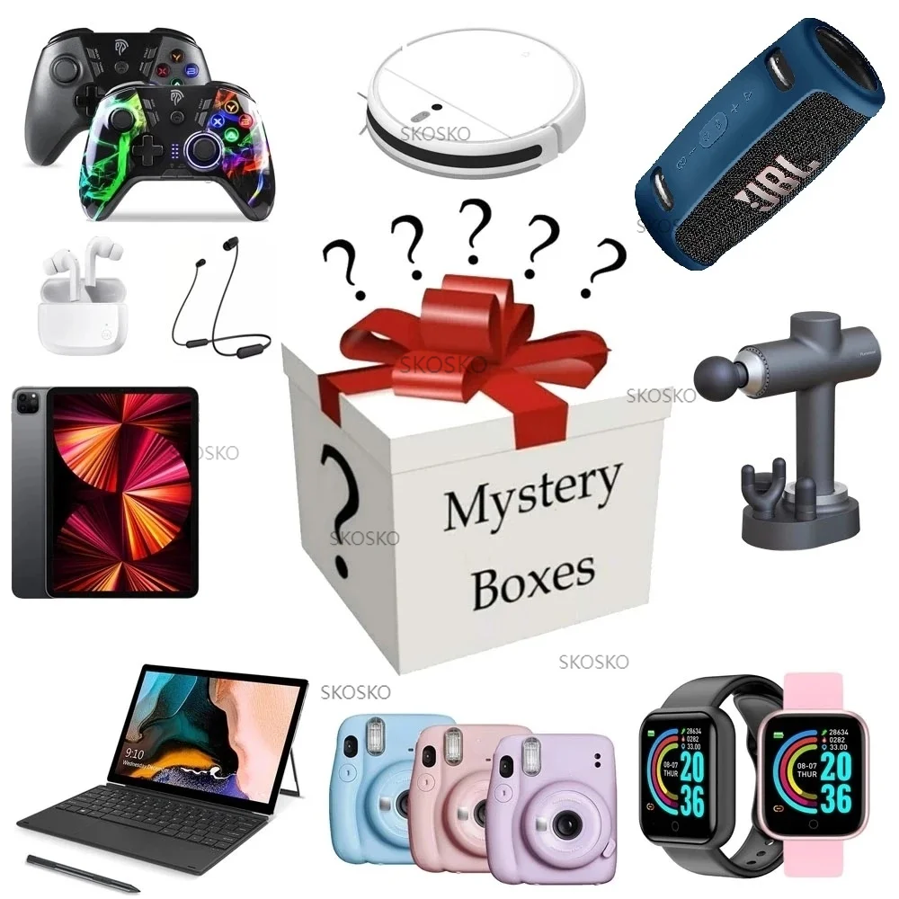 2022 Most Popular Lucky Mystery Boxes 100% Winning High Quality Surprise Gift Blind Box Random Digital Product Christmas | Дом и сад