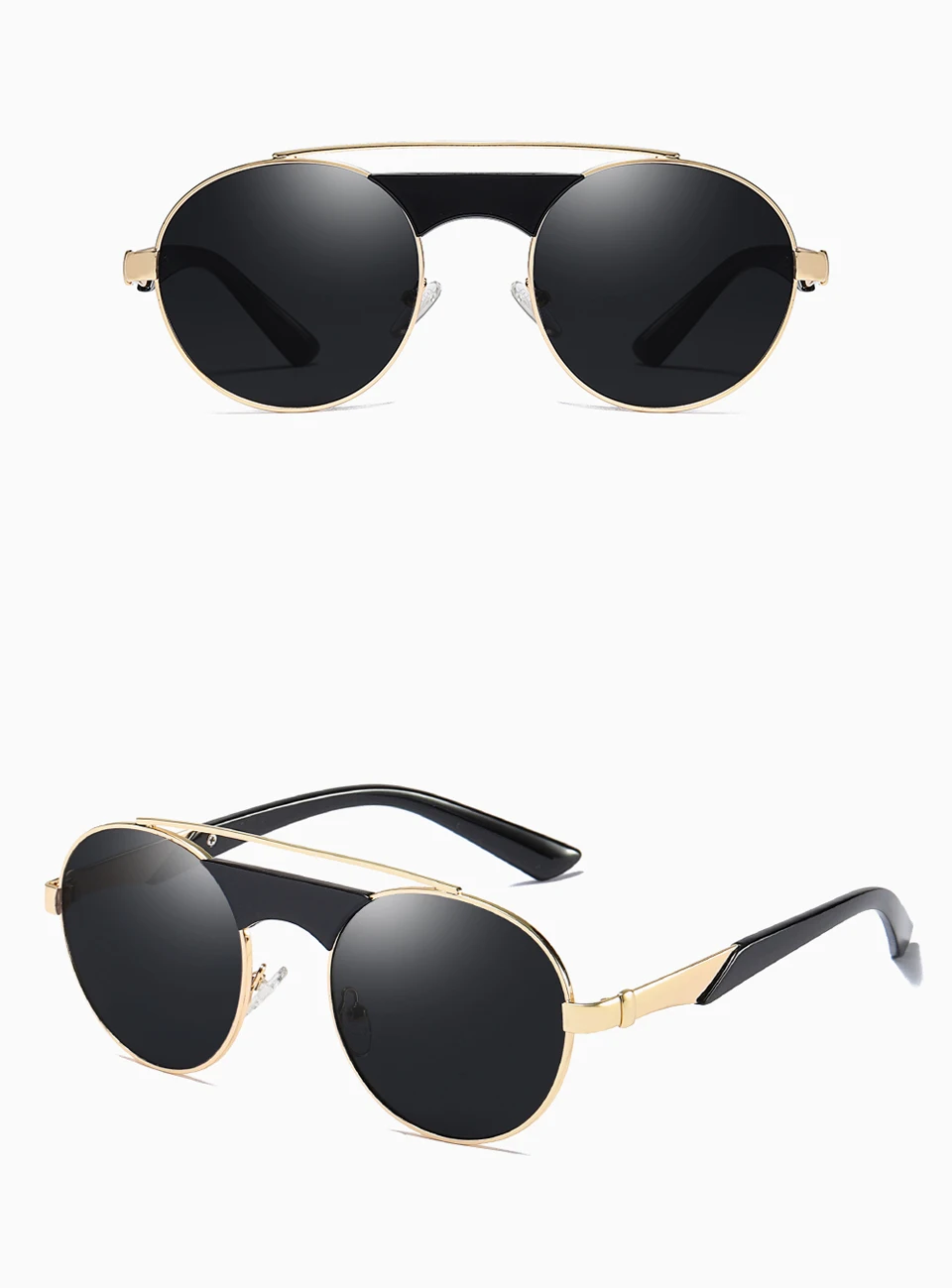 Оригинальные Небольшие классические черные круглые ретро-очки зеркало летние мужские Очки женские солнцезащитные очки из метала золотого Цвета uv400