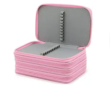 

100pcs/lot 4 Layers Pencil Case Large Storage Pen Box Simple Zipper Bag for Students Gift School Stationery Supplies Pencil Box