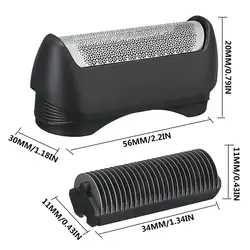 Cutter Tip Trimming Set Razor Replacement Foil Shaver Head For Braun 11B Series 1 110 120 140 815 835 5683 5684 5685 Razor