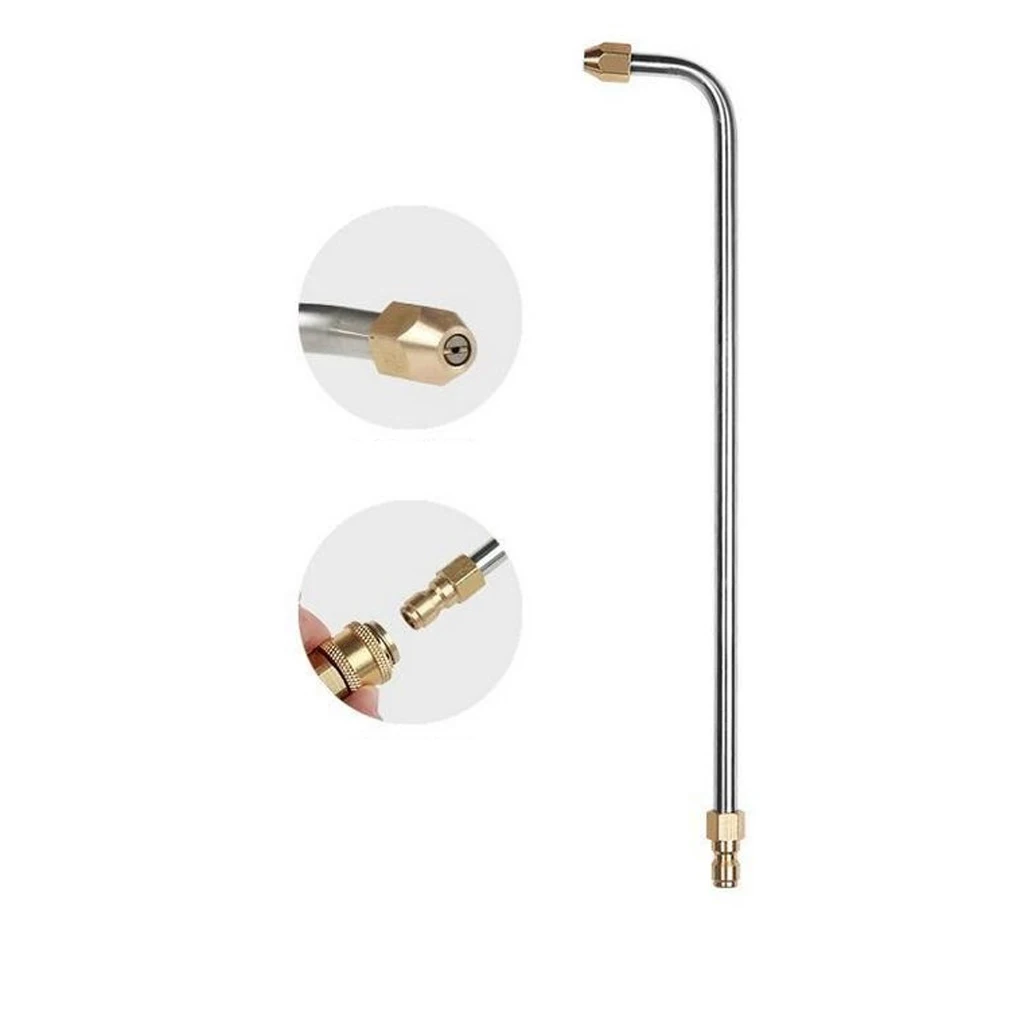 Metal Pole High Pressure Washer Lengthen Spray Lance Wand 3600psi 1/4'' Quick Release