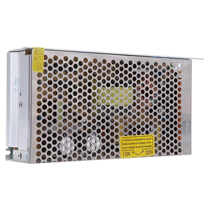 DC 12V 200W Регулируемый светодиодный трансформатор с переключателем напряжения