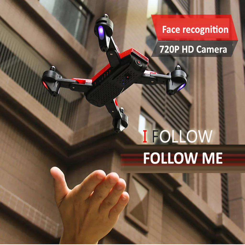 B Рыболовный Дрон zohdS169 Дрон для селфи wifi FPV 720P двойная HD камера складной Радиоуправляемый игрушечный вертолет zohd Дрон посадочная площадка pgytech Горячая - Цвет: B