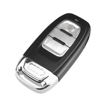 Cover chiate/telecomando per Audi A4l A3 A4 A5 A6 A8 Quattro Q5 Q7 A6 A8 HU66 Lama inserire la Chiave 3 Bottoni - KEYYOU Car Key Caso Della Copertura Per Audi A4l A3 A4 A5 A6 A8 Quattro