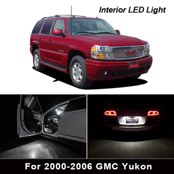 

11X Car Accessories White LED Interior Package Kit +License Plate For 2000-2006 GMC YukonTrunk Dome Map Glove Box Lights
