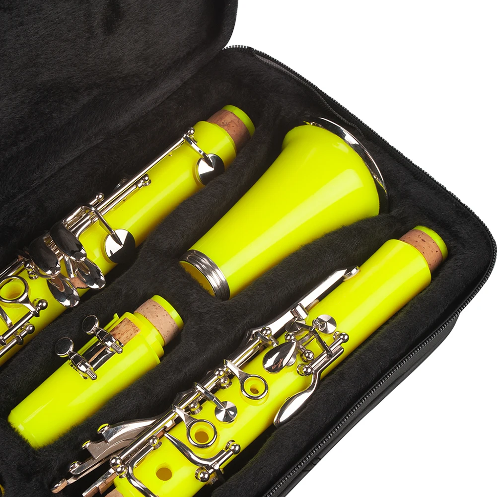 Professional 17 Key B Flat Clarinet Musical Instrument for Beginner Learner