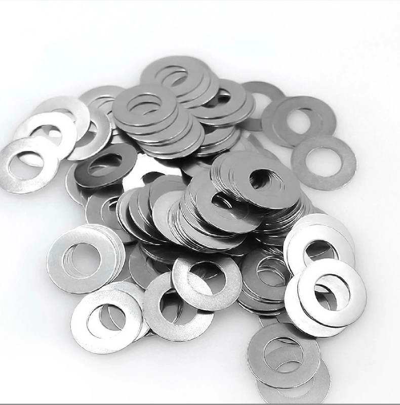 

10/20/50/100pcs Stainless Steel M12 Ultra-thin Flat Washer Gaskets flat Thin washer shim Thickness 0.2 0.3 0.5 0.8 1 Gap washer