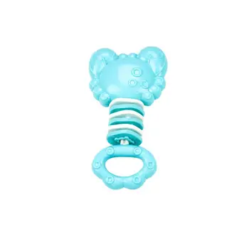

Baby Teether Toy Infants Cartoon Teething Toy Bites Stage Teether for Newborn Teething Training Kids Teeth Chew Toys Blue