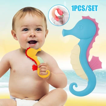 

Baby Teether Safe Silicone Chew Resistant Cartoon Animal Shape Strengthening Tooth Infant Toy BM88